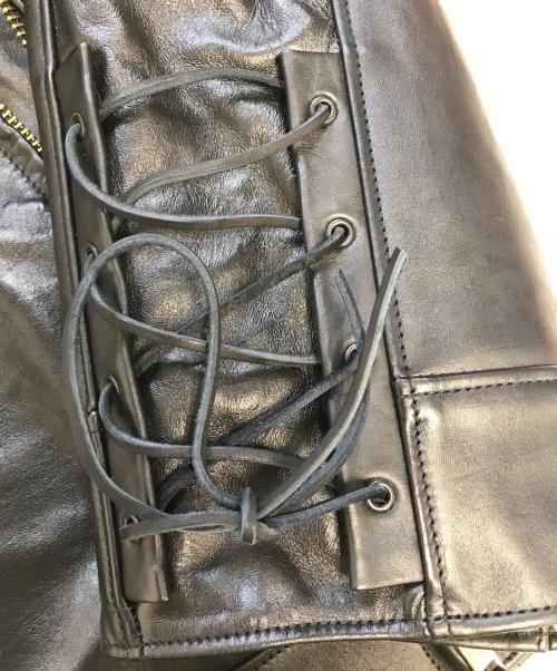 Johnson Leathers（ジョンソンレザー）Johnson Leathers (ジョンソンレザー) レザージャケット ブラック サイズ:42の古着・服飾アイテム