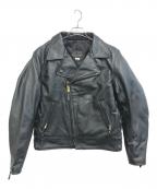Johnson Leathersジョンソンレザー）の古着「レザージャケット」｜ブラック
