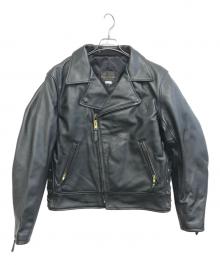 Johnson Leathers（ジョンソンレザー）の古着「レザージャケット」｜ブラック