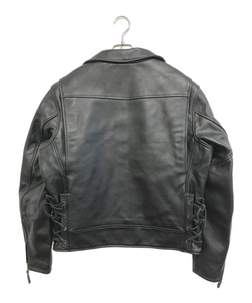 Johnson Leathers（ジョンソンレザー）Johnson Leathers (ジョンソンレザー) レザージャケット ブラック サイズ:42の古着・服飾アイテム