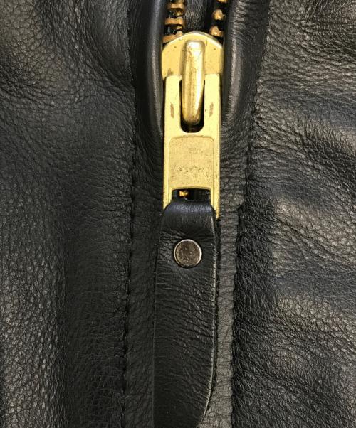 Johnson Leathers（ジョンソンレザー）Johnson Leathers (ジョンソンレザー) レザージャケット ブラック サイズ:42の古着・服飾アイテム