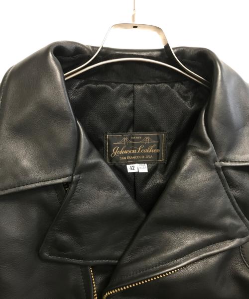 Johnson Leathers（ジョンソンレザー）Johnson Leathers (ジョンソンレザー) レザージャケット ブラック サイズ:42の古着・服飾アイテム