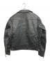 Johnson Leathers (ジョンソンレザー) レザージャケット ブラック サイズ:42：20000円