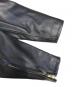 中古・古着 Johnson Leathers (ジョンソンレザー) レザージャケット ブラック サイズ:42：20000円