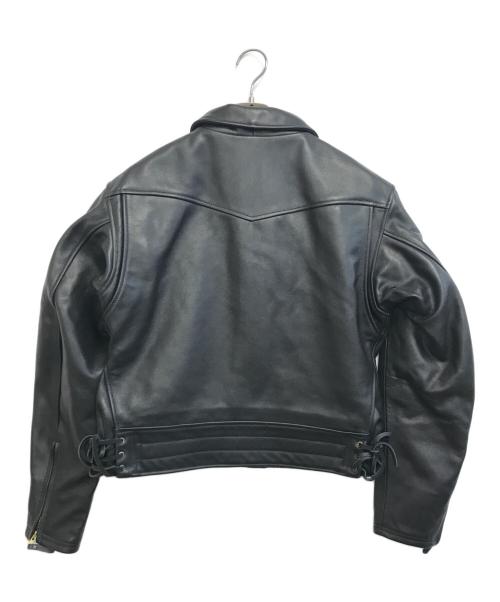Johnson Leathers（ジョンソンレザー）Johnson Leathers (ジョンソンレザー) レザージャケット ブラック サイズ:42の古着・服飾アイテム