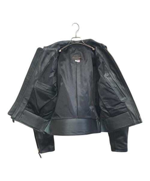 Johnson Leathers（ジョンソンレザー）Johnson Leathers (ジョンソンレザー) レザージャケット ブラック サイズ:42の古着・服飾アイテム