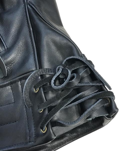 Johnson Leathers（ジョンソンレザー）Johnson Leathers (ジョンソンレザー) レザージャケット ブラック サイズ:42の古着・服飾アイテム