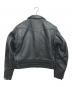 Johnson Leathers (ジョンソンレザー) レザージャケット ブラック サイズ:42：25000円