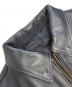 中古・古着 Johnson Leathers (ジョンソンレザー) レザージャケット ブラック サイズ:42：25000円