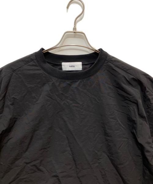 natto（ナット）natto (ナット) ナイロン半袖Tシャツ ブラック サイズ:FREEの古着・服飾アイテム