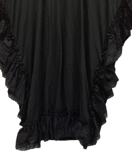 Vivienne Westwood RED LABEL（ヴィヴィアンウエストウッドレッドレーベル）Vivienne Westwood RED LABEL (ヴィヴィアンウエストウッドレッドレーベル) Dry Cotton Jersey Frill ドレス ブラック サイズ:Mの古着・服飾アイテム