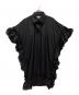 Vivienne Westwood RED LABEL（ヴィヴィアンウエストウッドレッドレーベル）の古着「Dry Cotton Jersey Frill ドレス」｜ブラック
