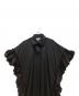 Vivienne Westwood RED LABEL (ヴィヴィアンウエストウッドレッドレーベル) Dry Cotton Jersey Frill ドレス ブラック サイズ:M：18000円