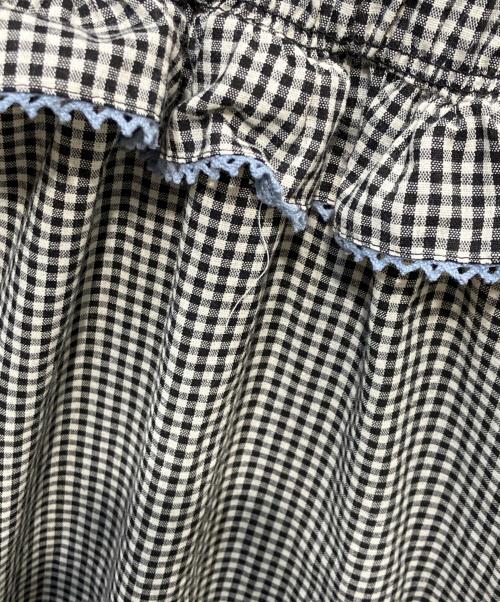 jouetie（ジュエティ）jouetie (ジュエティ) ノースリチェックフリルロングワンピース ブラック サイズ:Mの古着・服飾アイテム