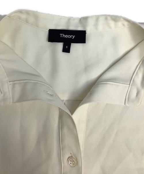 theory（セオリー）theory (セオリー) スタンドカラーシャツ アイボリー サイズ:Sの古着・服飾アイテム