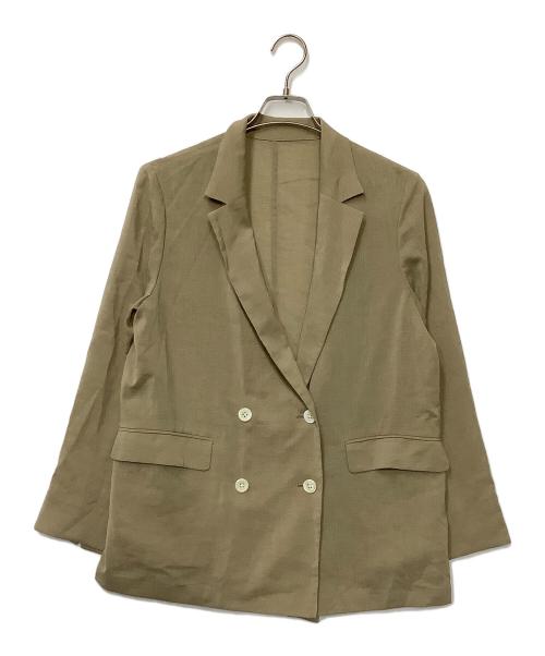 green label relaxing（グリーンレーベルリラクシング）green label relaxing (グリーンレーベルリラクシング) シアーエアジャケット ベージュ サイズ:Fの古着・服飾アイテム
