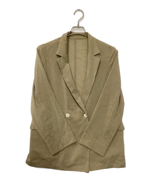 green label relaxing（グリーンレーベルリラクシング）green label relaxing (グリーンレーベルリラクシング) シアーエアジャケット ベージュ サイズ:Fの古着・服飾アイテム