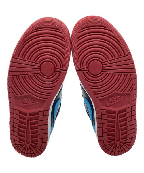 NIKE（ナイキ）NIKE (ナイキ) WMNS AIR JORDAN 1 RETRO LOW OG ブラック×ブルー サイズ:29 未使用品の古着・服飾アイテム