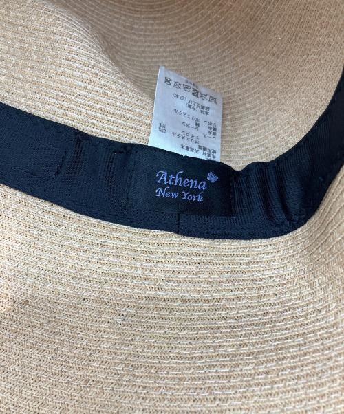 Athena NEW YORK（アシーナニューヨーク）Athena New York (アシーナニューヨーク) Scarlett Lace Hat ナチュラル シャンパーニュベージュの古着・服飾アイテム