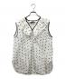 DEPAREILLE（デパリエ）の古着「DOT ORGANDY SLEEVELESS BLOUSE」｜ホワイト