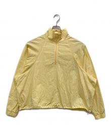 journal standard luxe（ジャーナルスタンダード ラックス）の古着「ストライプ ハーフジップブルゾン」｜イエロー