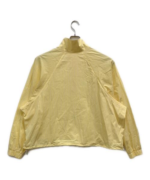 journal standard luxe（ジャーナルスタンダード ラックス）JOURNAL STANDARD LUXE (ジャーナルスタンダード ラックス) ストライプ ハーフジップブルゾン イエロー サイズ:-の古着・服飾アイテム