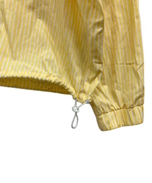 journal standard luxe（ジャーナルスタンダード ラックス）JOURNAL STANDARD LUXE (ジャーナルスタンダード ラックス) ストライプ ハーフジップブルゾン イエロー サイズ:-の古着・服飾アイテム