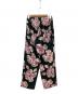 BANANATIME (バナナタイム) 総柄シルクパンツ ブラック サイズ:XS：10000円