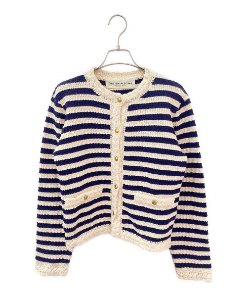THE SHINZONE（ザ シンゾーン）THE SHINZONE (ザ シンゾーン) CROCHET KNIT JACKET アイボリー サイズ:FOの古着・服飾アイテム