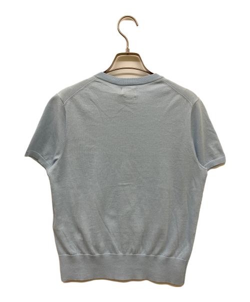 POLO RALPH LAUREN（ポロ・ラルフローレン）POLO RALPH LAUREN (ポロ・ラルフローレン) 半袖カーディガン スカイブルー サイズ:S 未使用品の古着・服飾アイテム