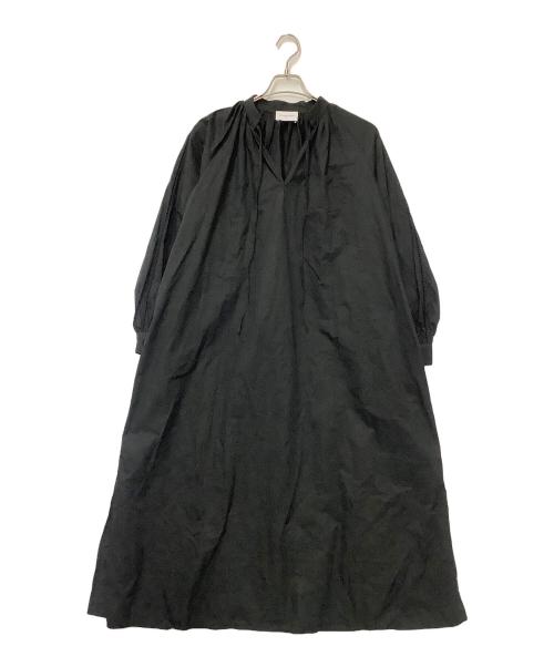 UNITED ARROWS TOKYO（ユナイテッドアローズトウキョウ）UNITED ARROWS TOKYO (ユナイテッドアローズトウキョウ) カフタン ワンピース W† ブラック サイズ:36の古着・服飾アイテム