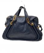 Chloeクロエ）の古着「2WAYショルダーバッグ」｜ネイビー