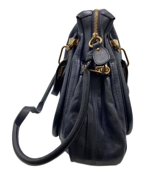 Chloe（クロエ）Chloe (クロエ) 2WAYショルダーバッグ ネイビーの古着・服飾アイテム