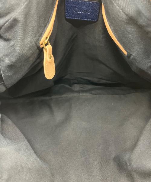 Chloe（クロエ）Chloe (クロエ) 2WAYショルダーバッグ ネイビーの古着・服飾アイテム