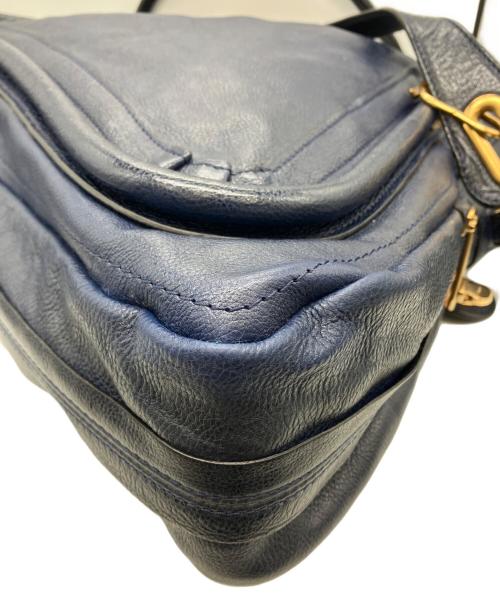 Chloe（クロエ）Chloe (クロエ) 2WAYショルダーバッグ ネイビーの古着・服飾アイテム