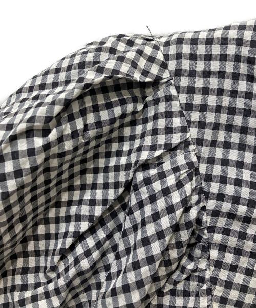 HER LIP TO（ハーリップトゥ）Her lip to (ハーリップトゥ) Portofino Belted Check Dress ブラック×ホワイト サイズ:Mの古着・服飾アイテム