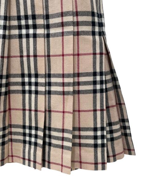 BURBERRY BLUE LABEL（バーバリー ブルー レーベル）BURBERRY BLUE LABEL (バーバリー ブルー レーベル) ノバチェックスカート ベージュ サイズ:38の古着・服飾アイテム