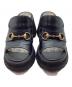 GUCCI (グッチ) プラットフォームホースビットサンダル ブラック サイズ:37：12000円
