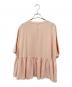 YORI (ヨリ) シャーベットフリルカットソー Salmon Pink サイズ:Free：10000円