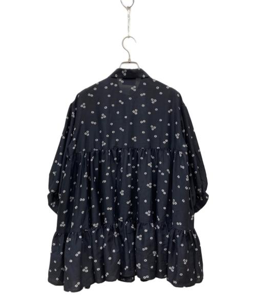 UNITED ARROWS（ユナイテッドアローズ）UNITED ARROWS (ユナイテッドアローズ) ボイル ティアード チュニック ネイビー サイズ:FREE 未使用品の古着・服飾アイテム