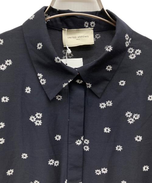 UNITED ARROWS（ユナイテッドアローズ）UNITED ARROWS (ユナイテッドアローズ) ボイル ティアード チュニック ネイビー サイズ:FREE 未使用品の古着・服飾アイテム