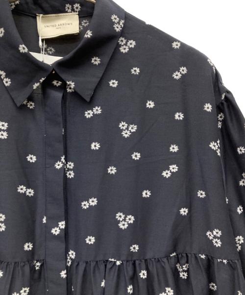 UNITED ARROWS（ユナイテッドアローズ）UNITED ARROWS (ユナイテッドアローズ) ボイル ティアード チュニック ネイビー サイズ:FREE 未使用品の古着・服飾アイテム