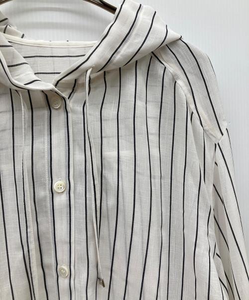 Diagram（ダイアグラム）Diagram (ダイアグラム) フードシャツ ストライプ サイズ:36 未使用品の古着・服飾アイテム