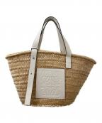LOEWEロエベ）の古着「ミディアム バスケットバッグ」｜ナチュラル×ホワイト