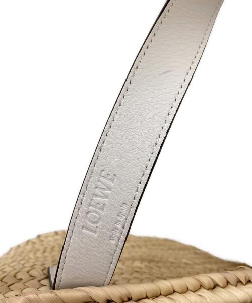 LOEWE（ロエベ）LOEWE (ロエベ) ミディアム バスケットバッグ ナチュラル×ホワイト サイズ:ミディアムの古着・服飾アイテム