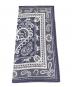 HERMES (エルメス) カシミヤシルク ショール/Cheval de Coeur Bandana カーキ/ブラン/ノワール：180000円
