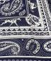 中古・古着 HERMES (エルメス) カシミヤシルク ショール/Cheval de Coeur Bandana カーキ/ブラン/ノワール：180000円