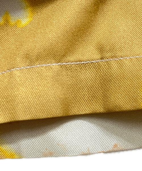BANANATIME（バナナタイム）BANANATIME (バナナタイム) 総柄テーパードパンツ オレンジ×ホワイト サイズ:Sの古着・服飾アイテム