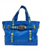 SITA PARANTICA×MUSE de Deuxieme Classeシータパランティカ×ミューズ ドゥーズィエム クラス）の古着「ショッピングバッグ」｜ブルー