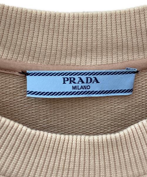 PRADA（プラダ）PRADA (プラダ) 半袖スウェット ベージュ サイズ:Sの古着・服飾アイテム